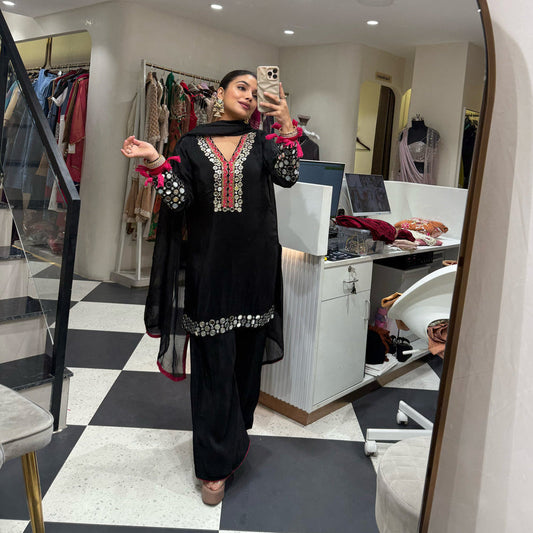 “BIASHA” - CREPE THREE PIECE SET