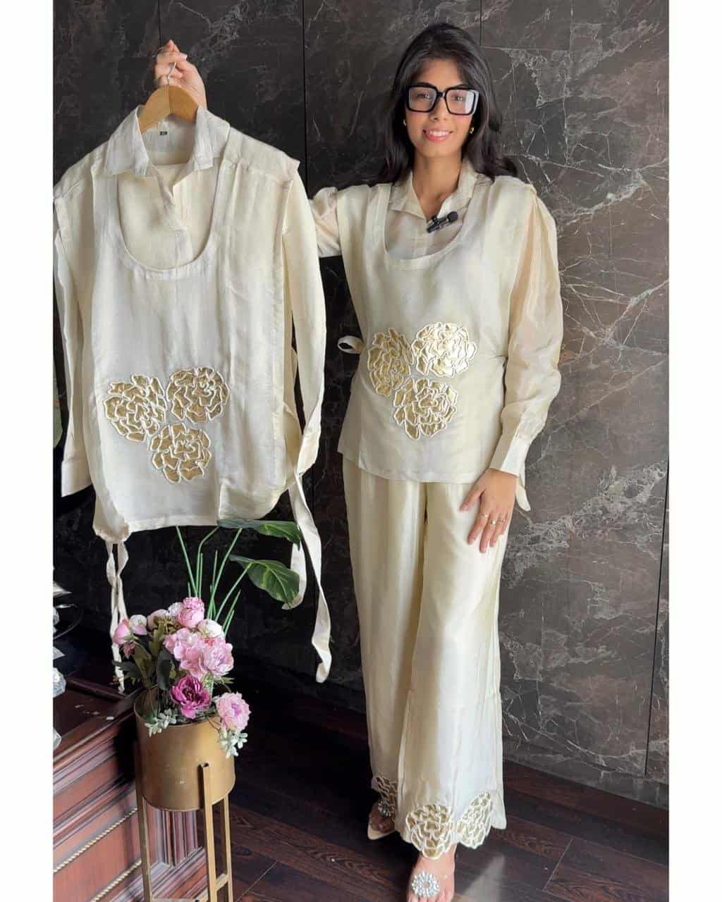 Premium Pure Tissue 3 Piece Coord