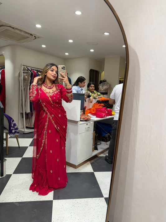 “AROMIKA” - DRAPE SAREE