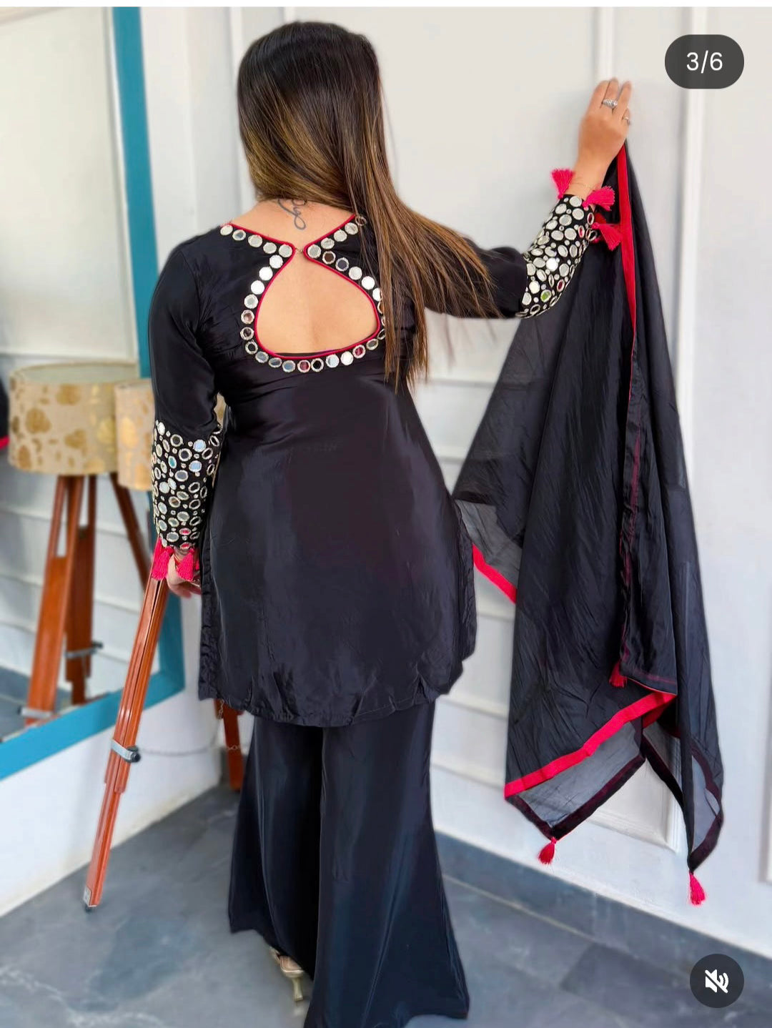 “BIASHA” - CREPE THREE PIECE SET
