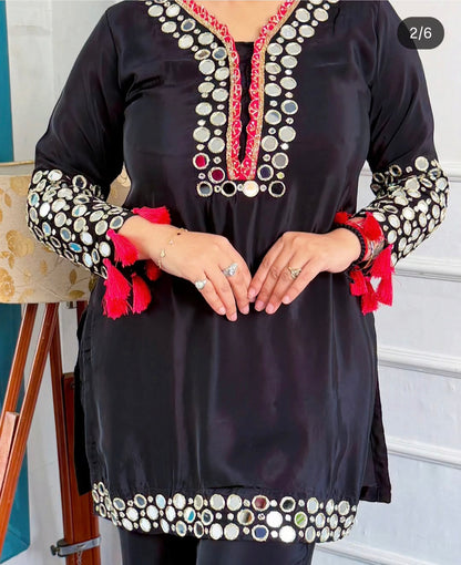 “BIASHA” - CREPE THREE PIECE SET