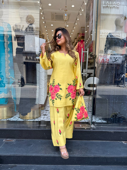 “PASHMIKA” - THREE PIECE SET WITH POTLI